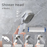 4 Modes High Pressure Shower Head