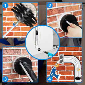 Long Rotary Chimney Brush